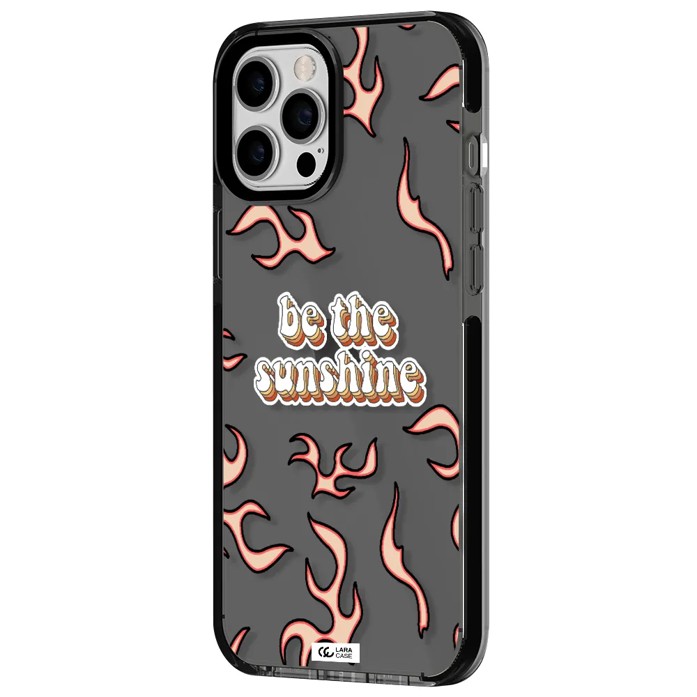 Be The Sunshine Apple iPhone 12 pro max impact Smoke Black Case