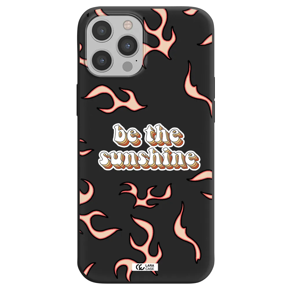 Be The Sunshine Apple iPhone 12 pro max Silicone black Case
