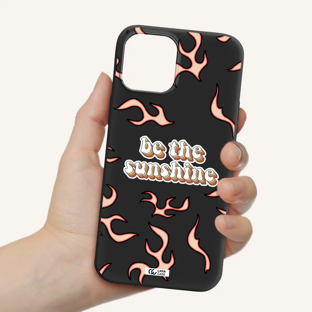 Be The Sunshine Apple iPhone 12 pro max Silicone black Case
