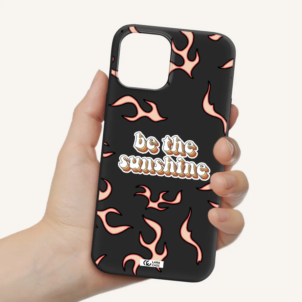 Be The Sunshine Apple iPhone 12 pro Silicone black Case