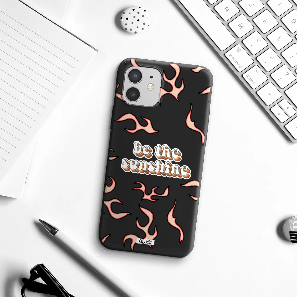 Be The Sunshine Apple iPhone 12 Silicone black Case