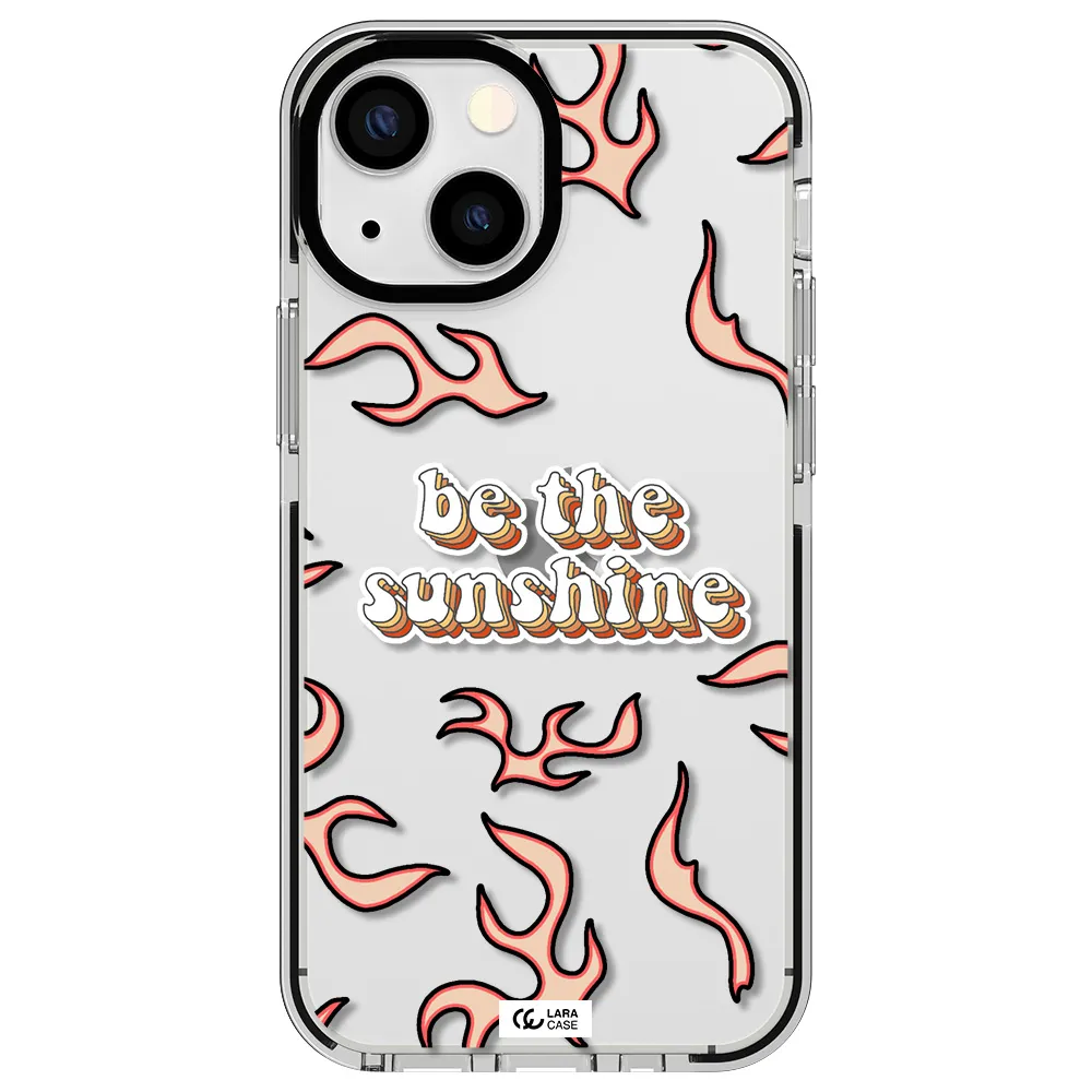 Be The Sunshine Apple iPhone 13 mini impact black border Case