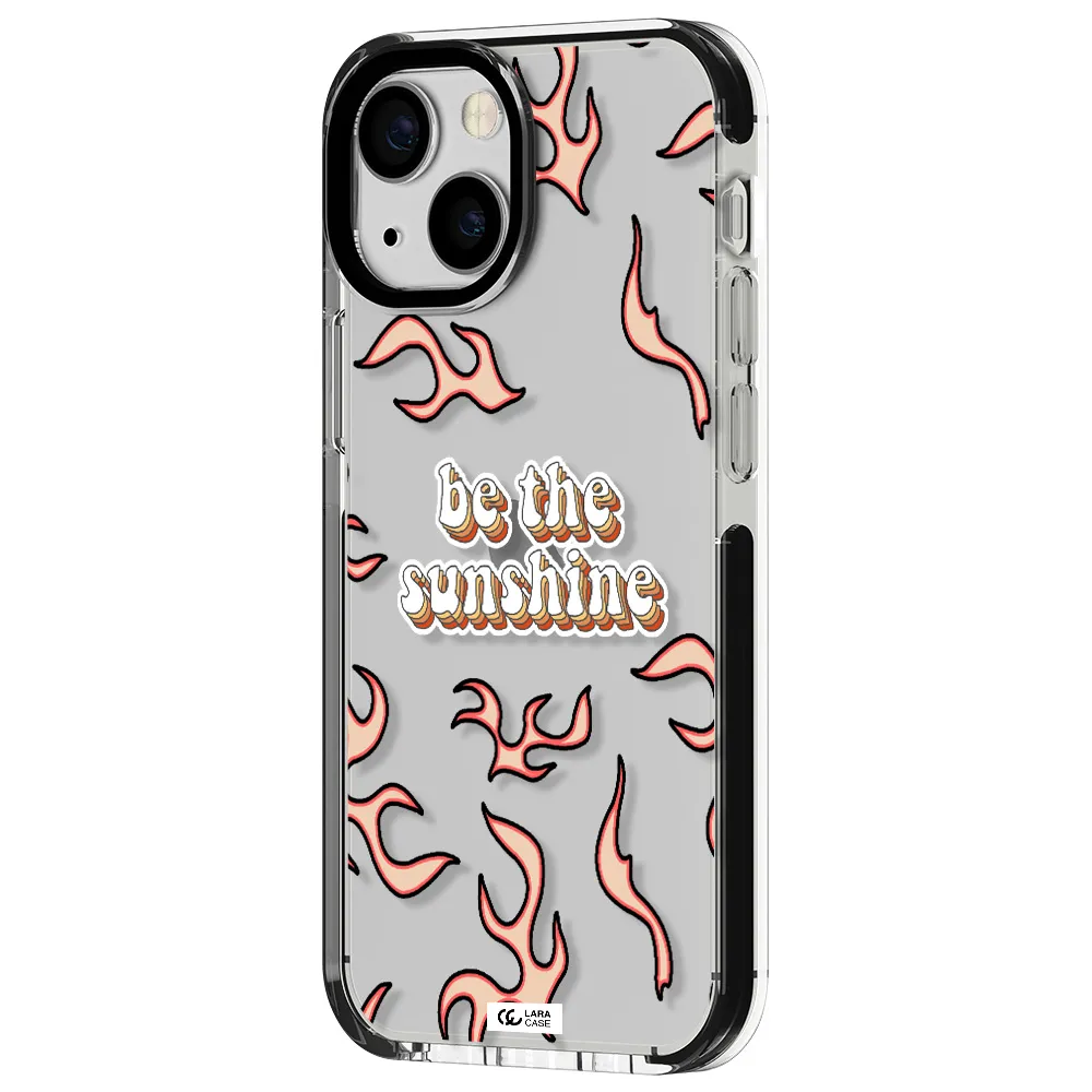 Be The Sunshine Apple iPhone 13 mini impact black border Case