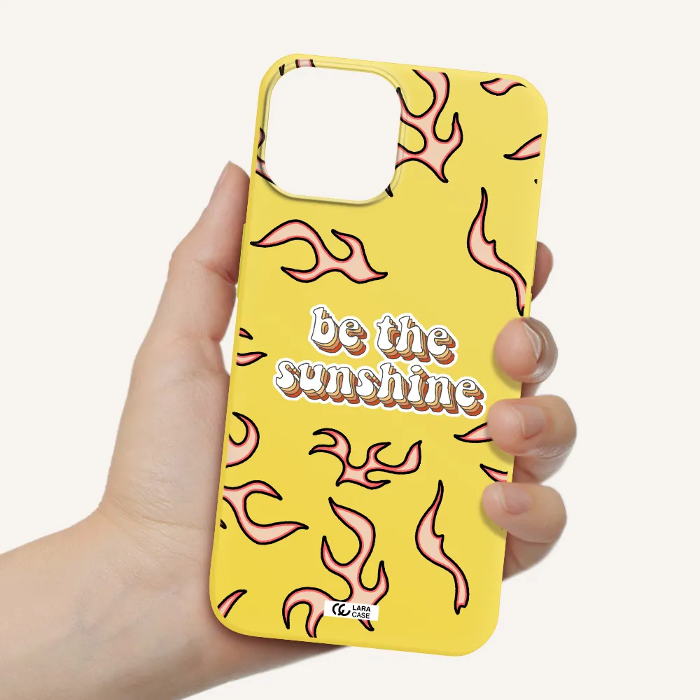 Be The Sunshine Apple iPhone 13 mini Silicone canary yellow Case