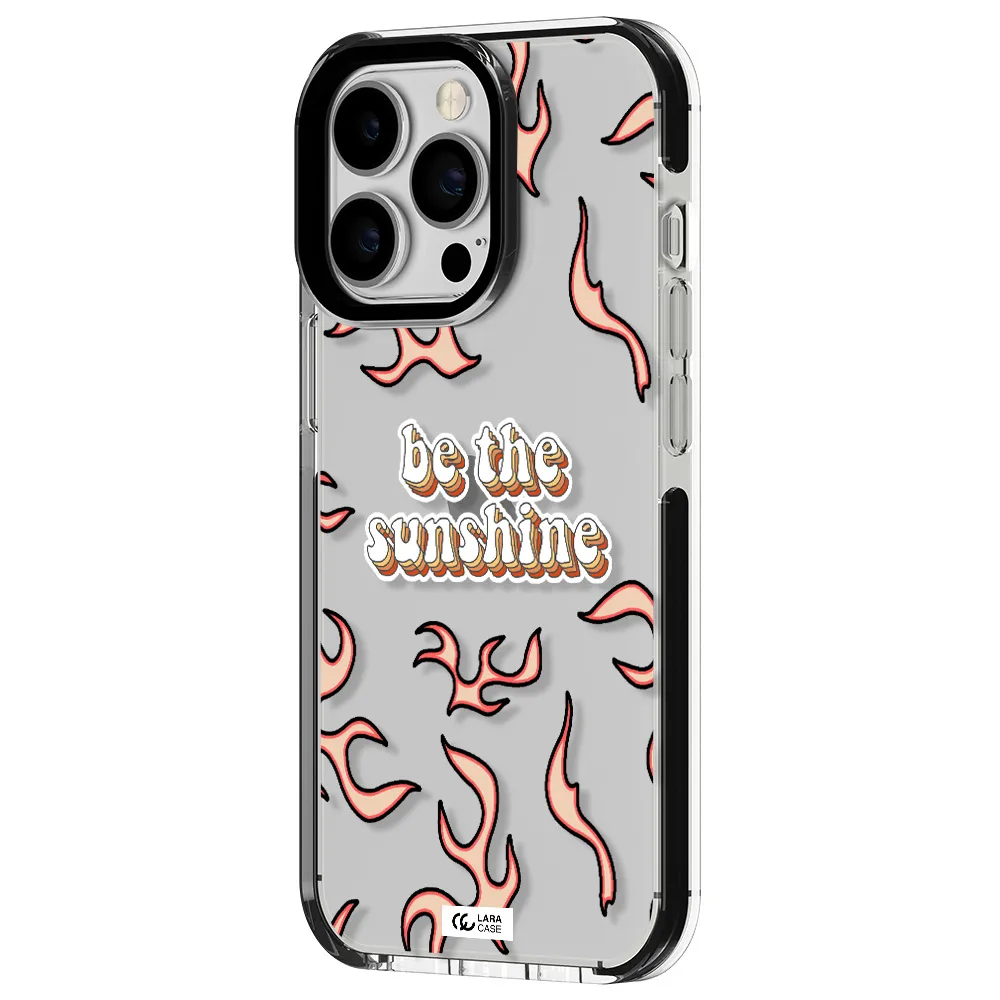Be The Sunshine Apple iPhone 13 Pro impact black border Case