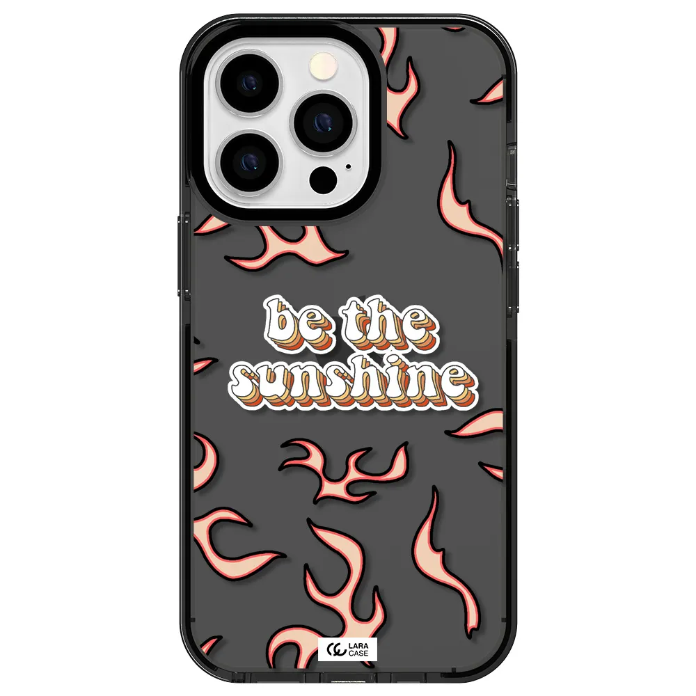 Be The Sunshine Apple iPhone 13 Pro impact Smoke Black Case