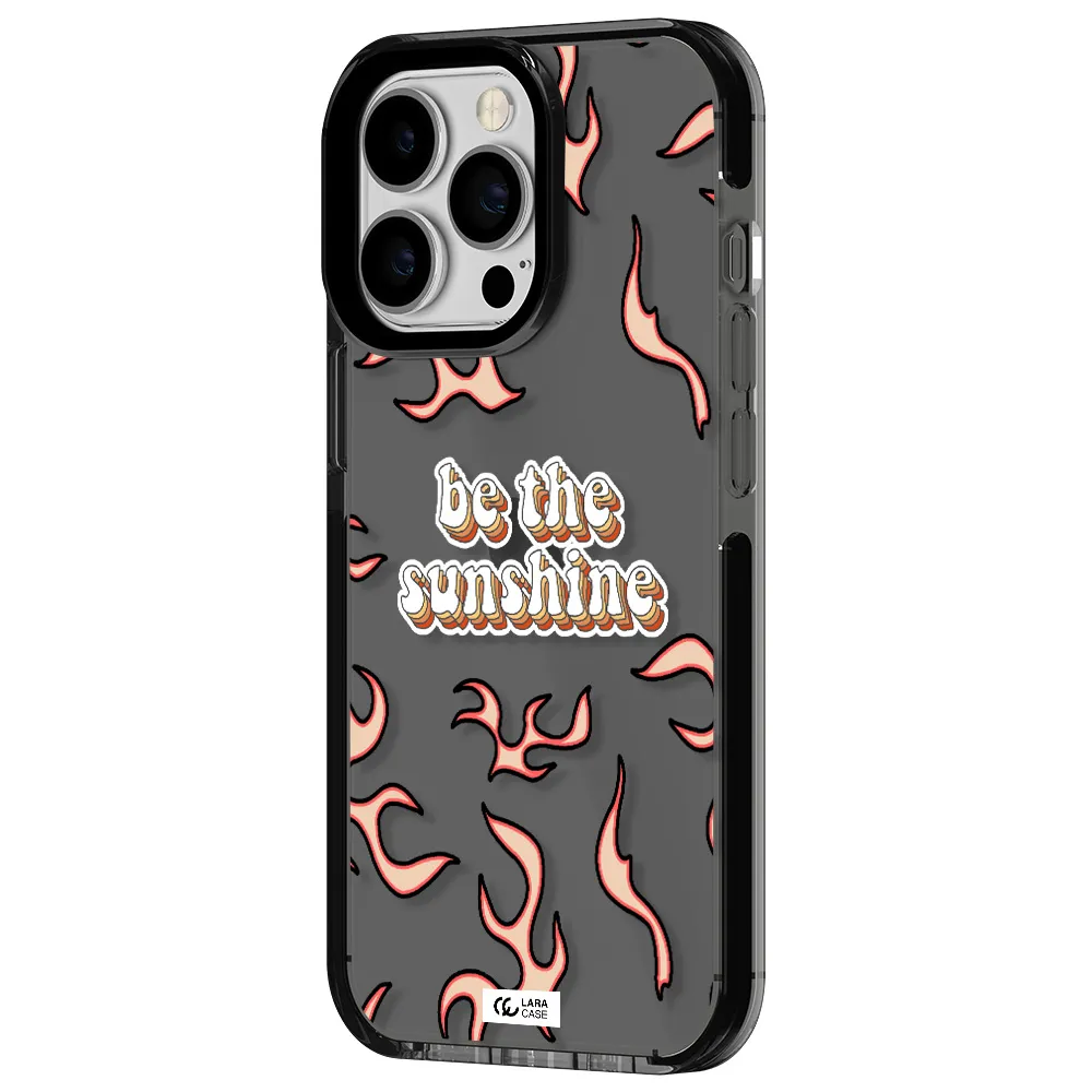 Be The Sunshine Apple iPhone 13 Pro impact Smoke Black Case