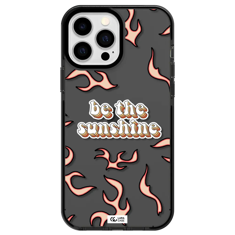 Be The Sunshine Apple iPhone 13 Pro Max impact Smoke Black Case