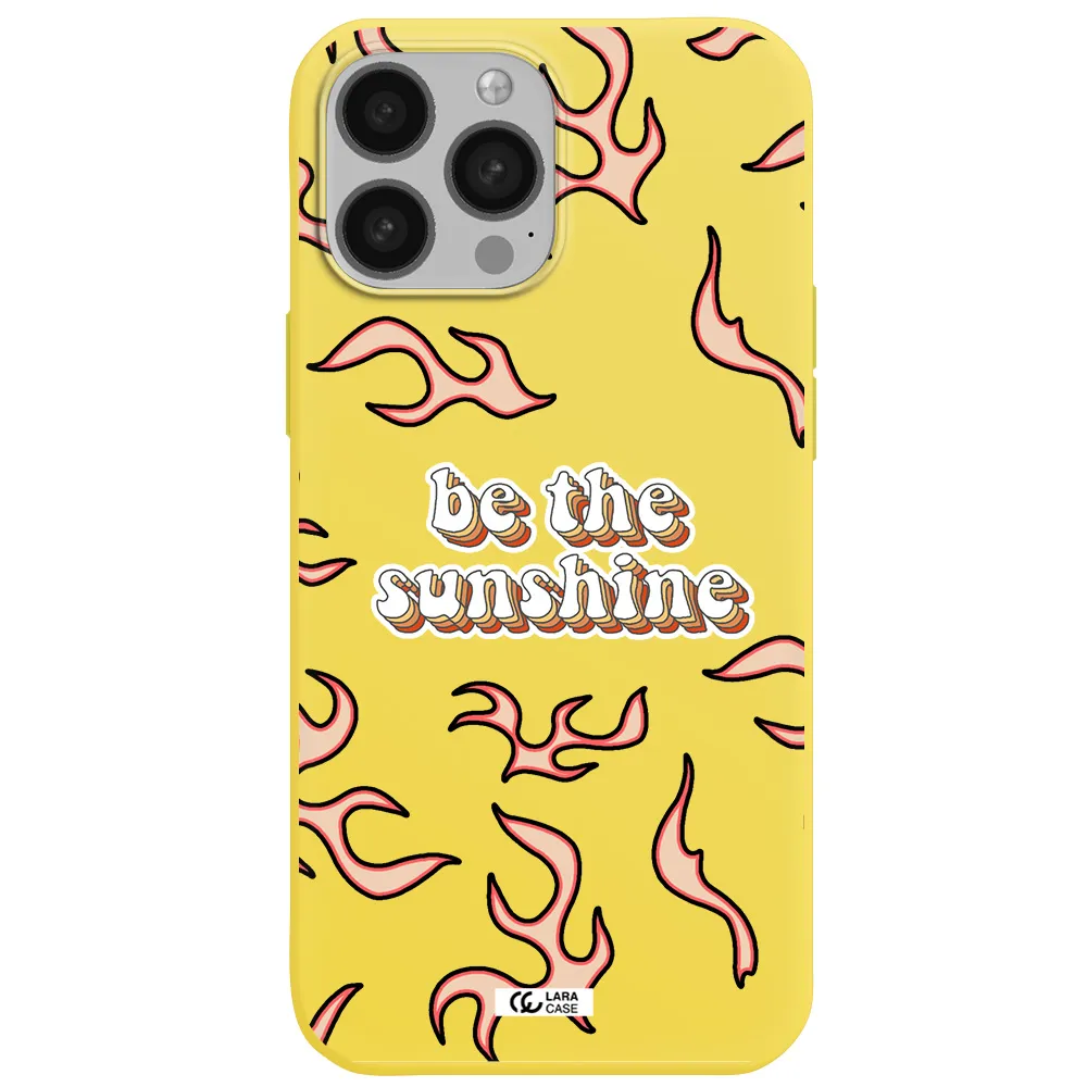 Be The Sunshine Apple iPhone 13 Pro Silicone canary yellow Case