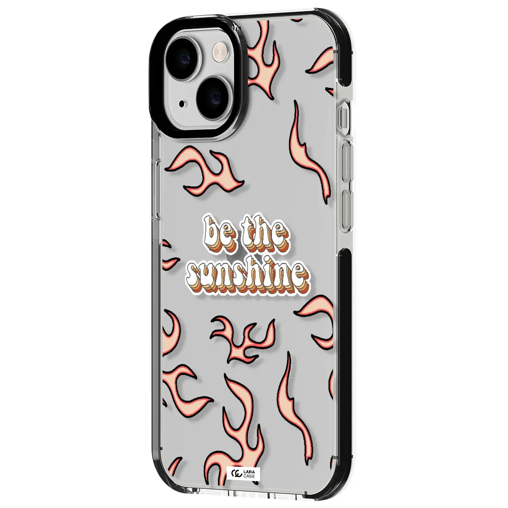 Be The Sunshine Apple iPhone 14 impact black border Case