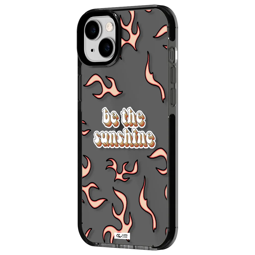 Be The Sunshine Apple iPhone 14 plus impact Smoke Black Case