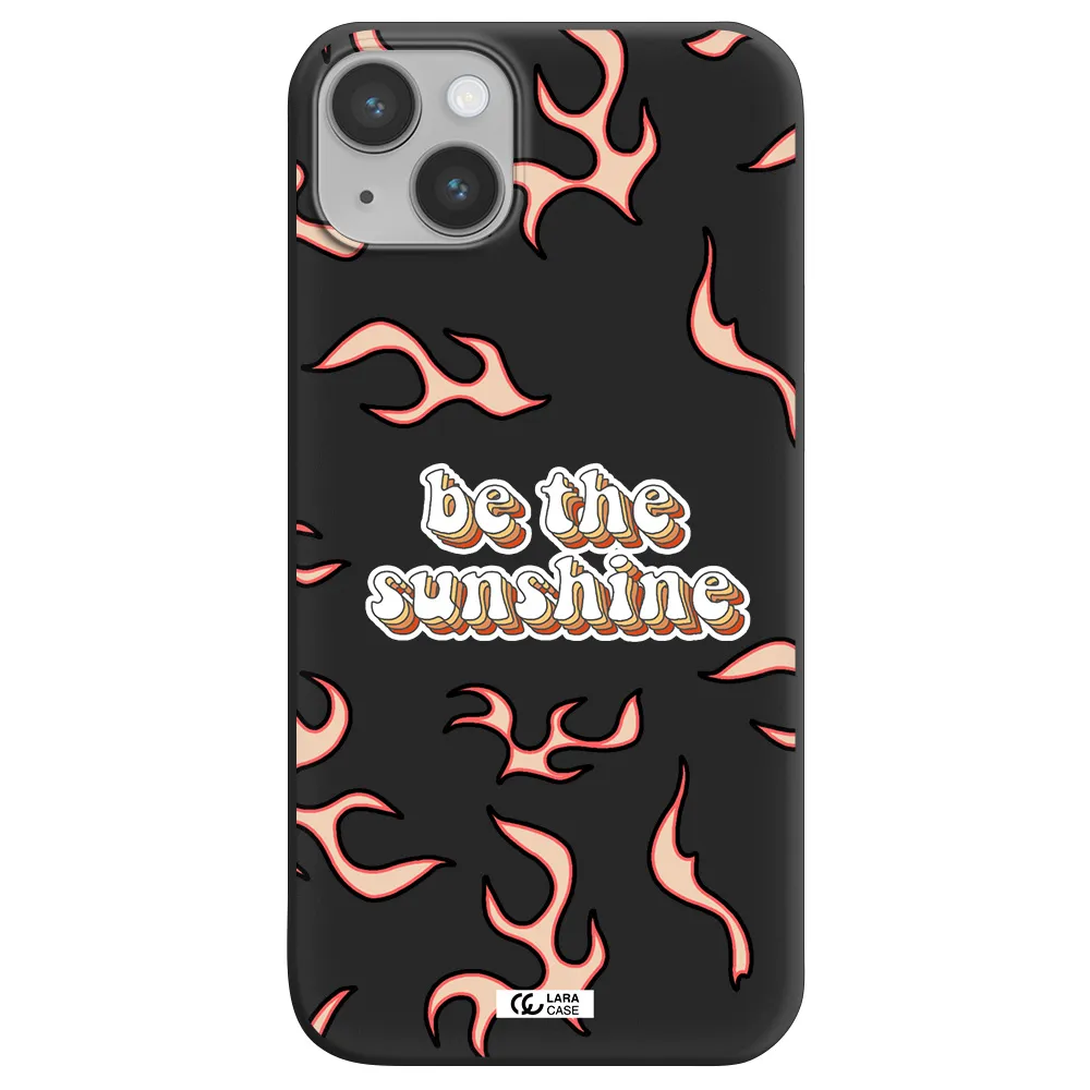 Be The Sunshine Apple iPhone 14 plus Silicone black Case