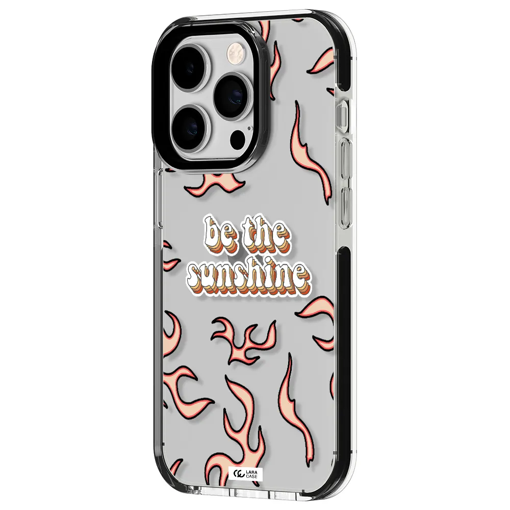 Be The Sunshine Apple iPhone 14 pro impact black border Case