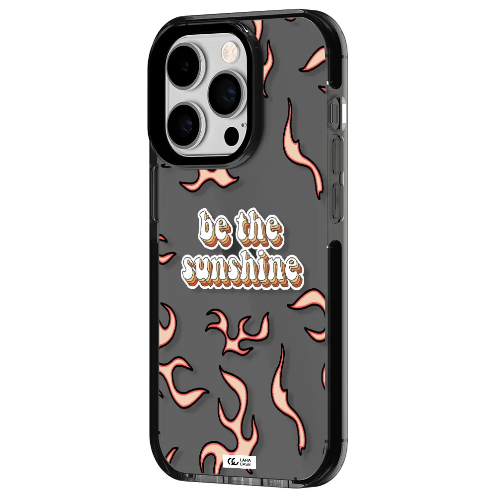 Be The Sunshine Apple iPhone 14 pro impact Smoke Black Case