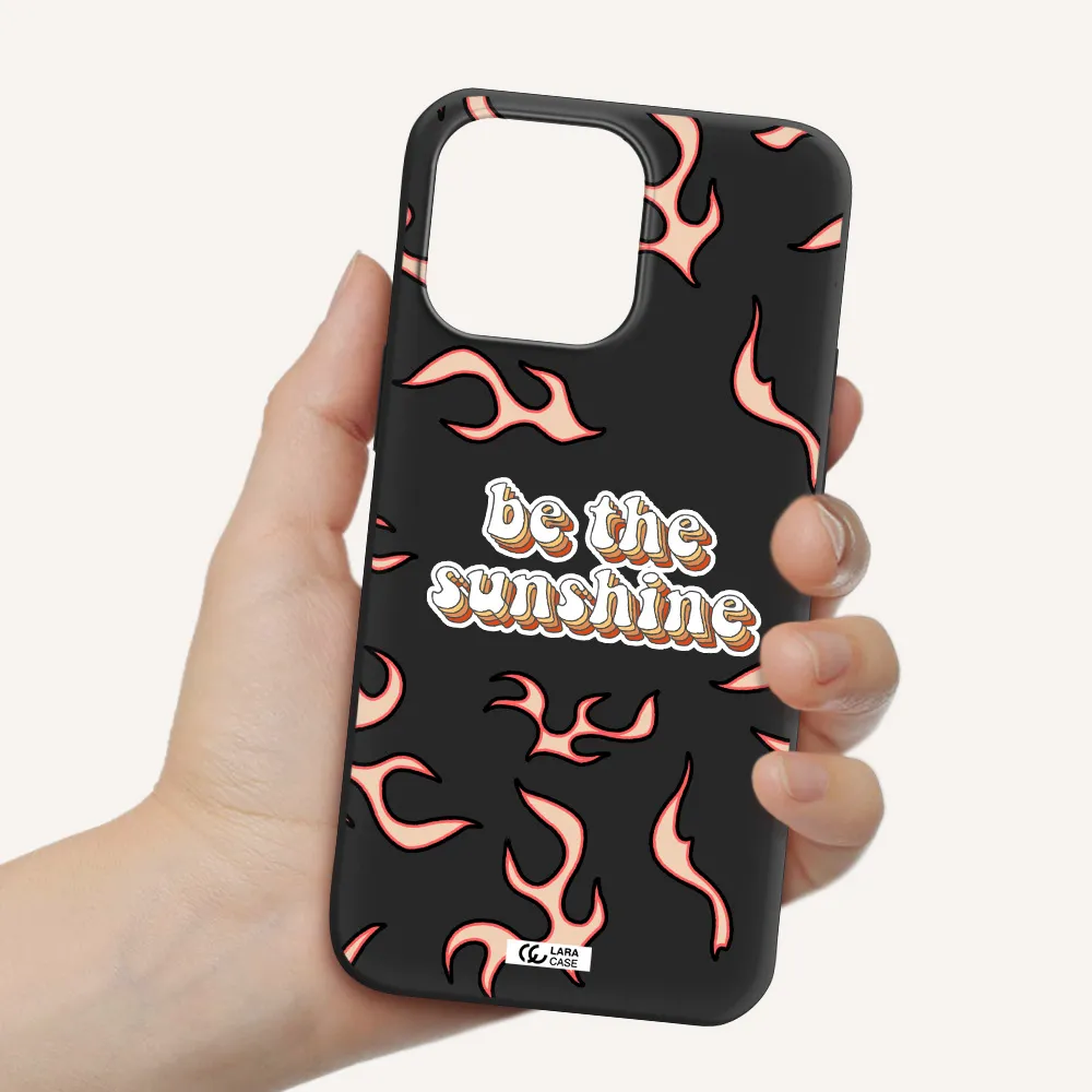 Be The Sunshine Apple iPhone 14 pro max Silicone black Case