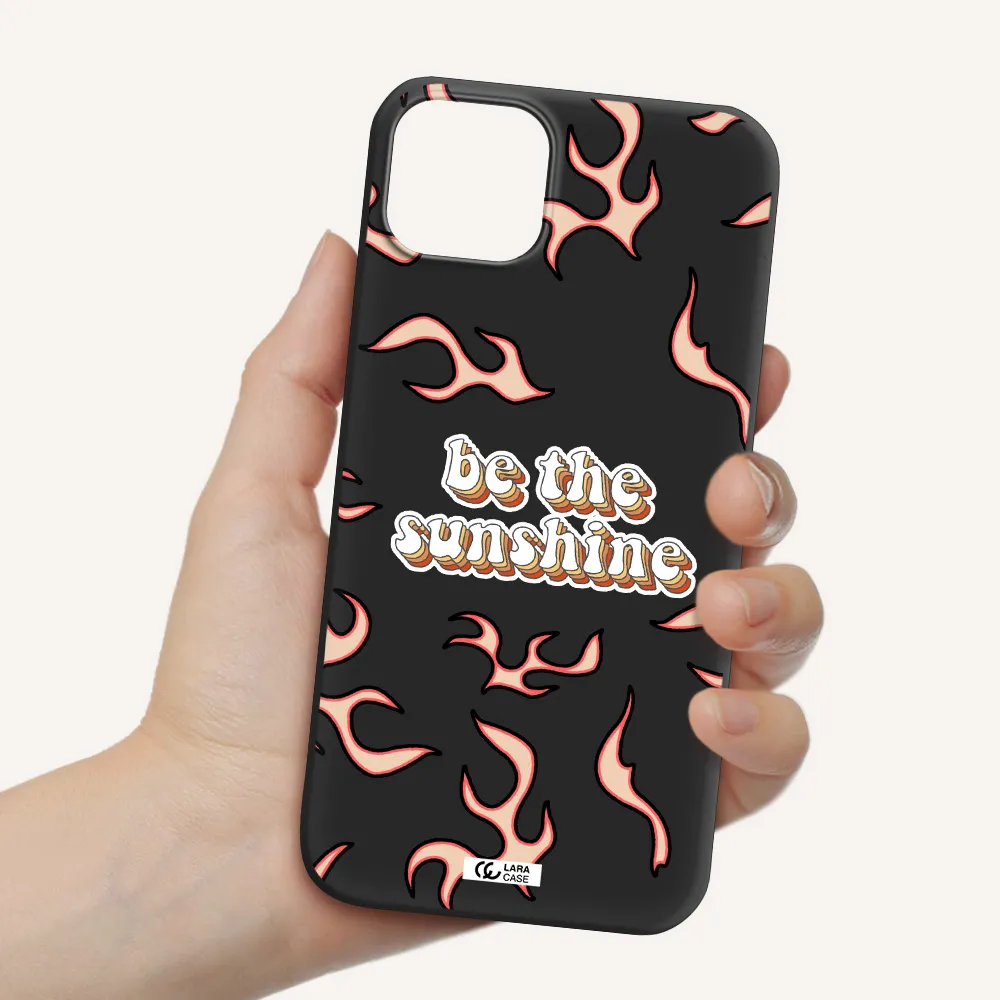 Be The Sunshine Apple iPhone 14 Silicone black Case