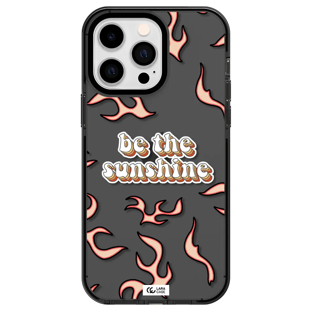 Be The Sunshine Apple iPhone 15 Pro Max impact Smoke Black Case