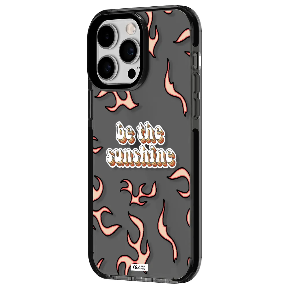 Be The Sunshine Apple iPhone 15 Pro Max impact Smoke Black Case