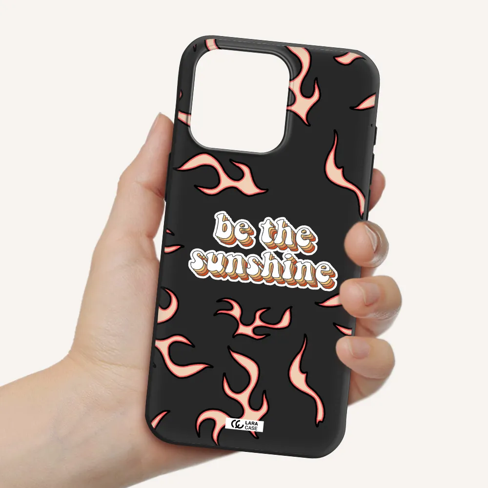 Be The Sunshine Apple Iphone 15 Pro max Silicone black Case