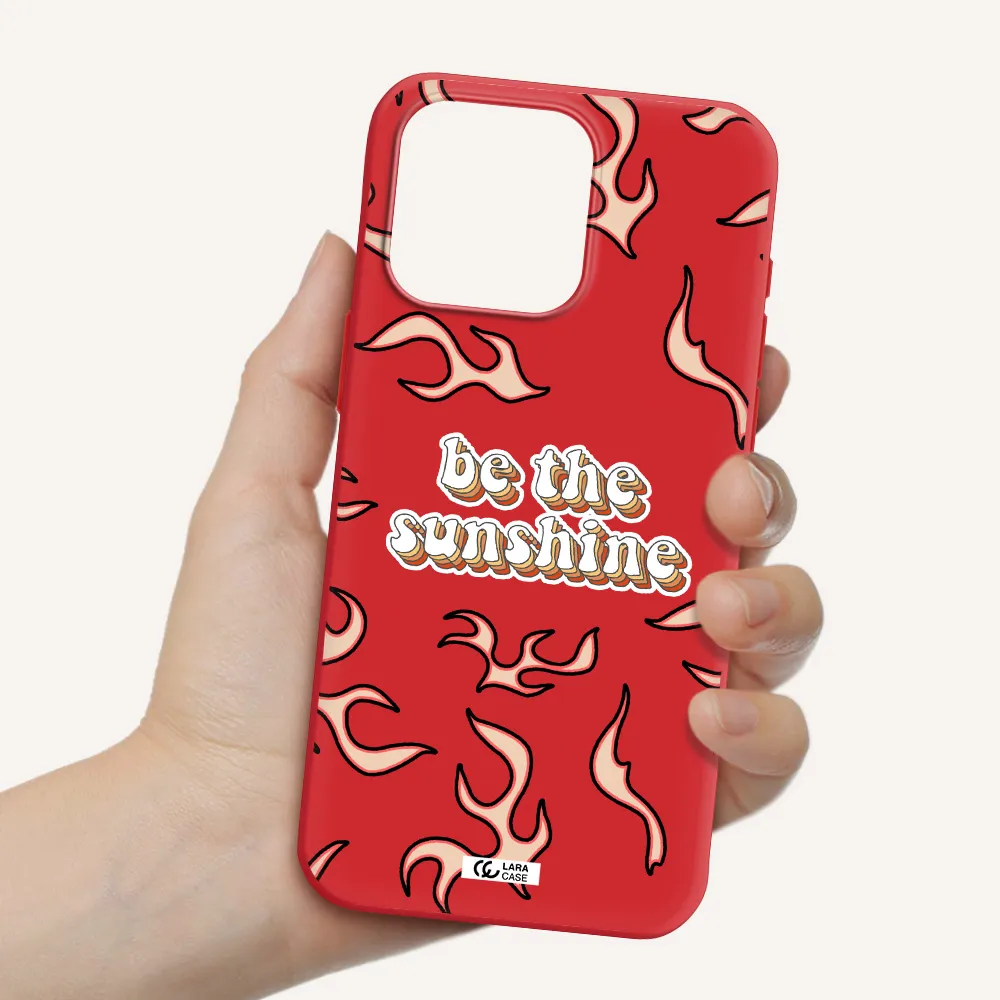 Be The Sunshine Apple Iphone 15 Pro Max Silicone Imperial Red Case