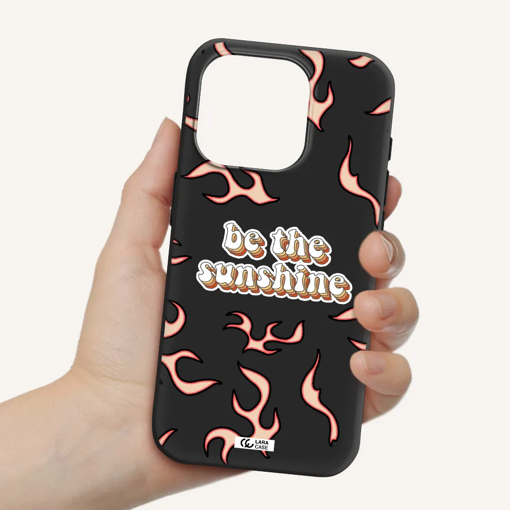 Be The Sunshine Apple Iphone 15 Pro Silicone Black Case