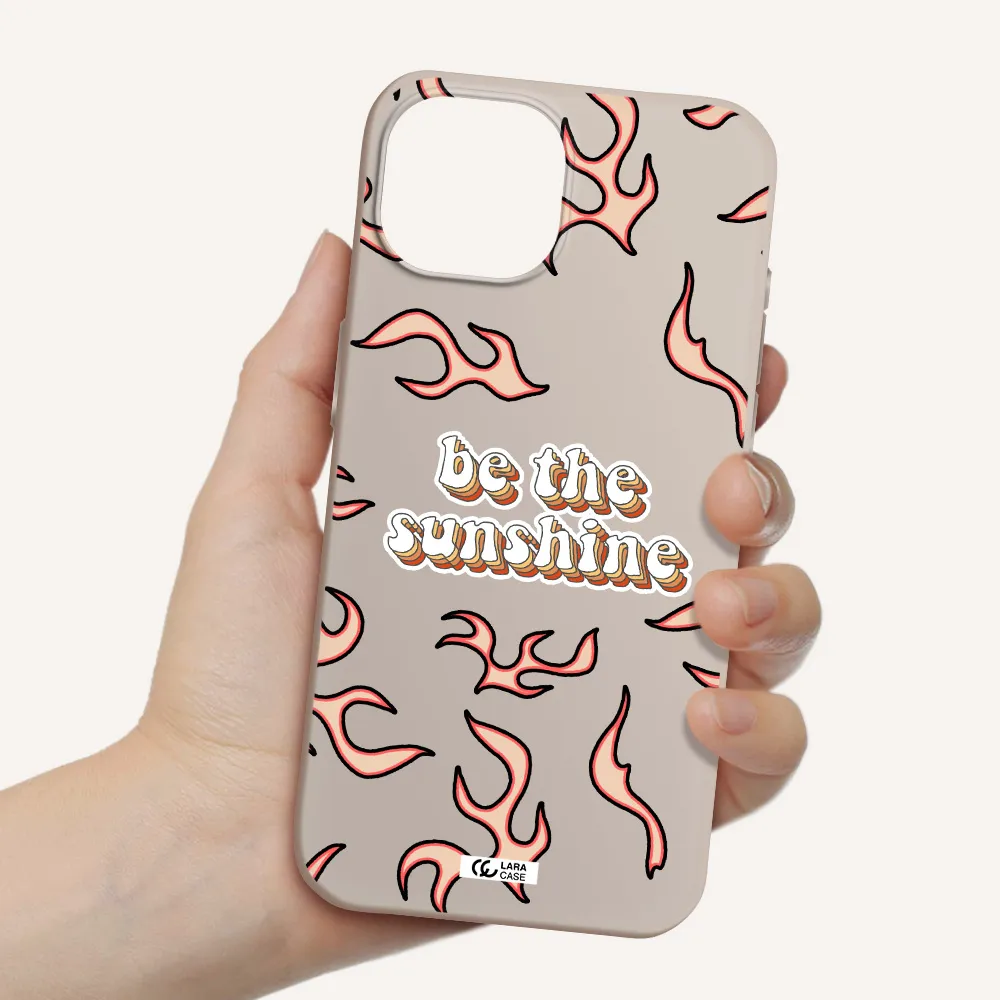 Be The Sunshine Apple iPhone 15 Silicone Stone Case