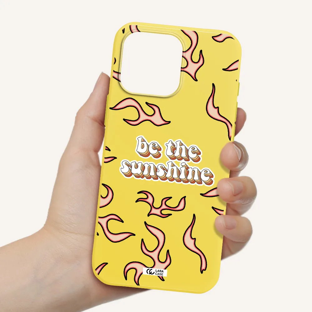 Be The Sunshine Apple Iphone 16 Pro Max Silicone Canary Yellow Case