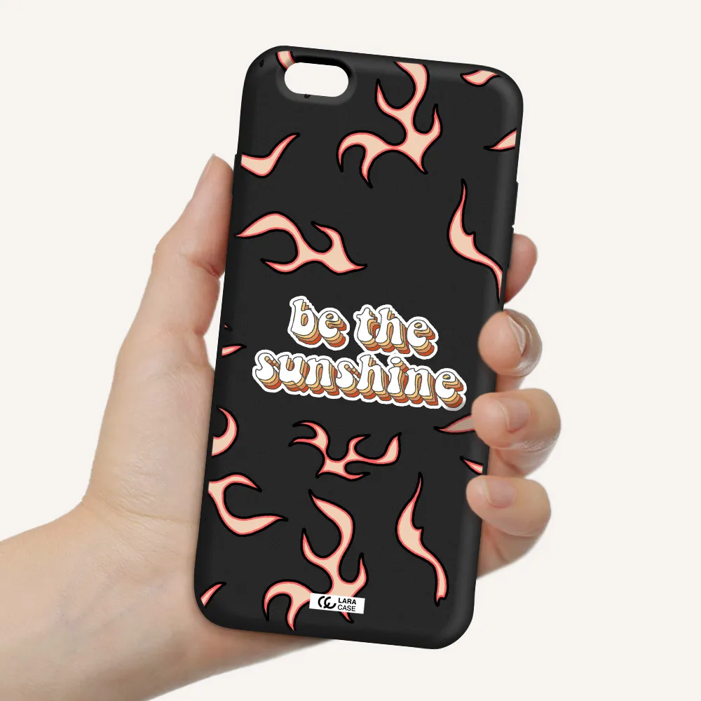 Be The Sunshine Apple iPhone 6 plus Silicone black Case