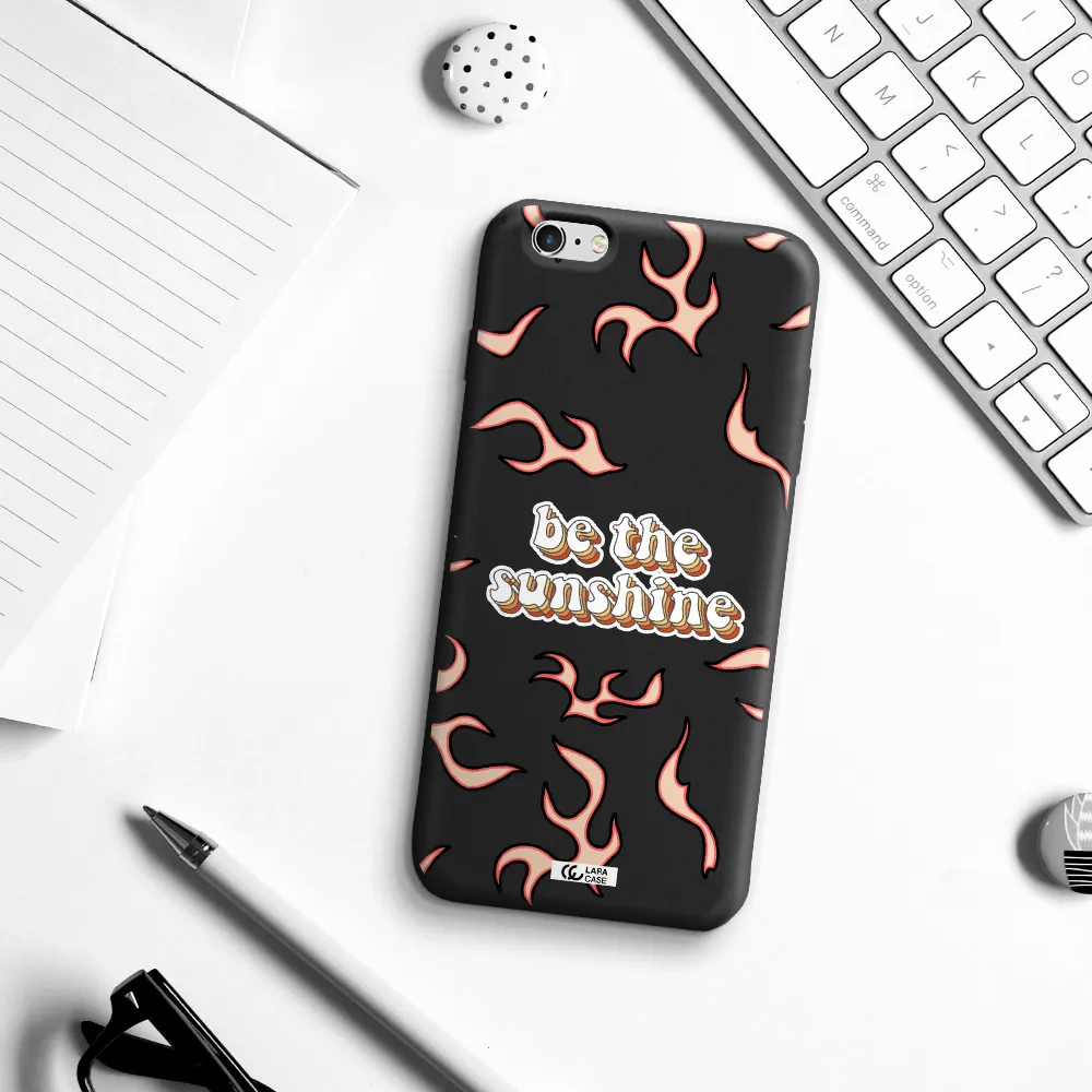 Be The Sunshine Apple iPhone 6 plus Silicone black Case