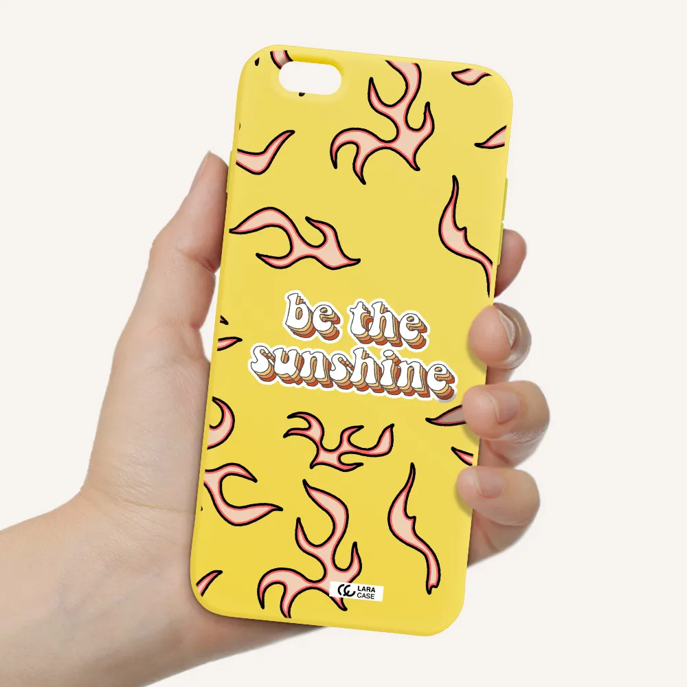 Be The Sunshine Apple iPhone 6 s plus Silicone canary yellow Case