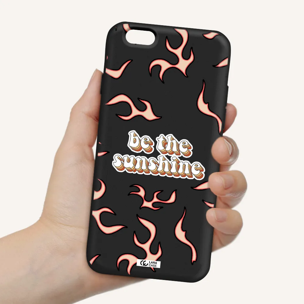 Be The Sunshine Apple iPhone 6 Silicone black Case