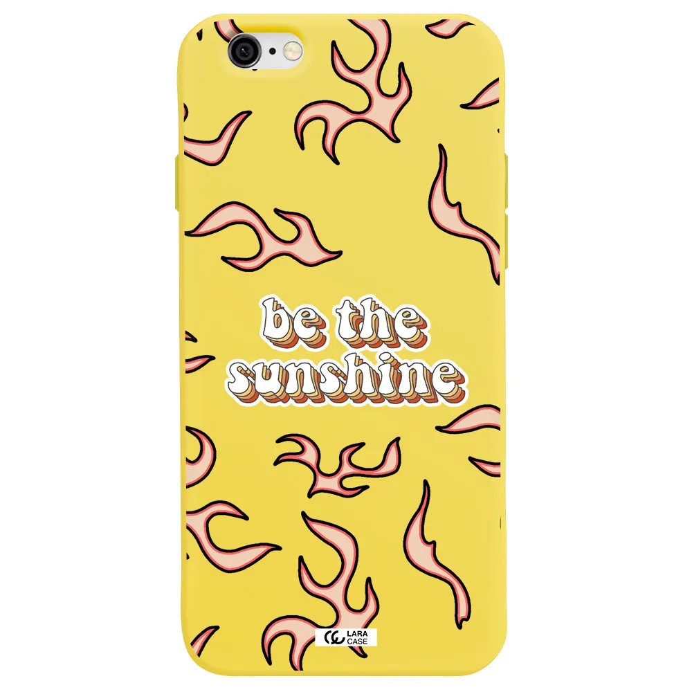 Be The Sunshine Apple iPhone 6 Silicone canary yellow Case