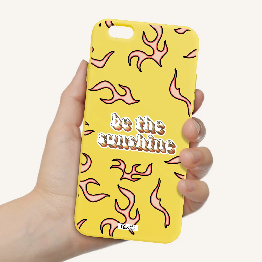 Be The Sunshine Apple iPhone 6 Silicone canary yellow Case