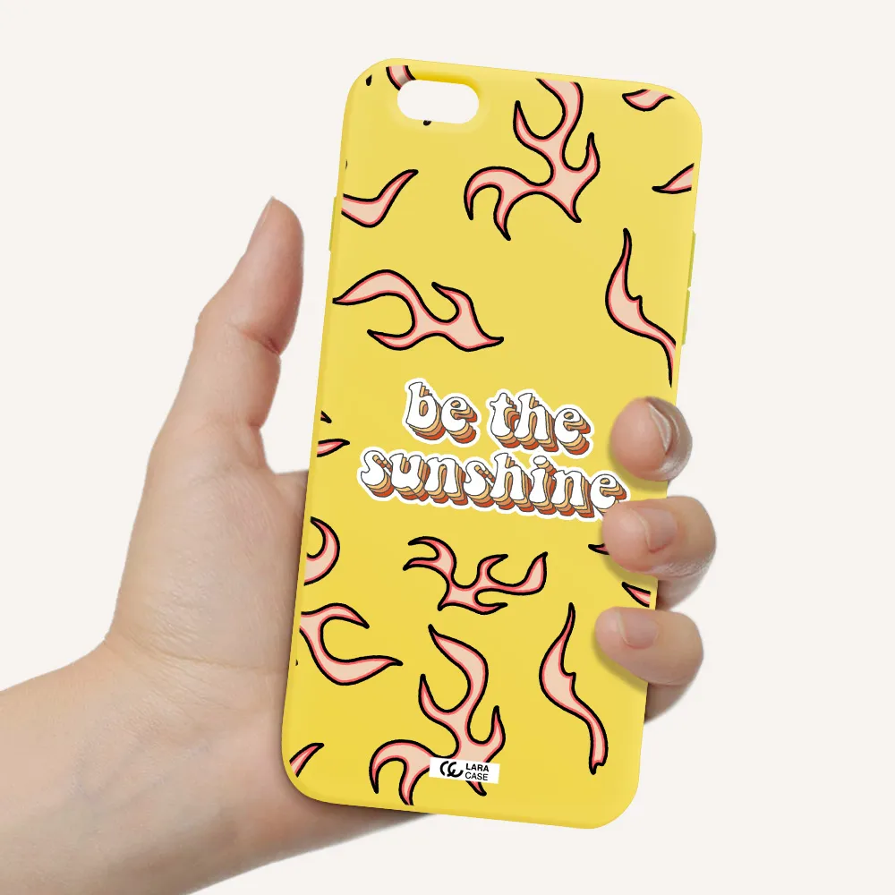 Be The Sunshine Apple iPhone 6S Silicone canary yellow Case