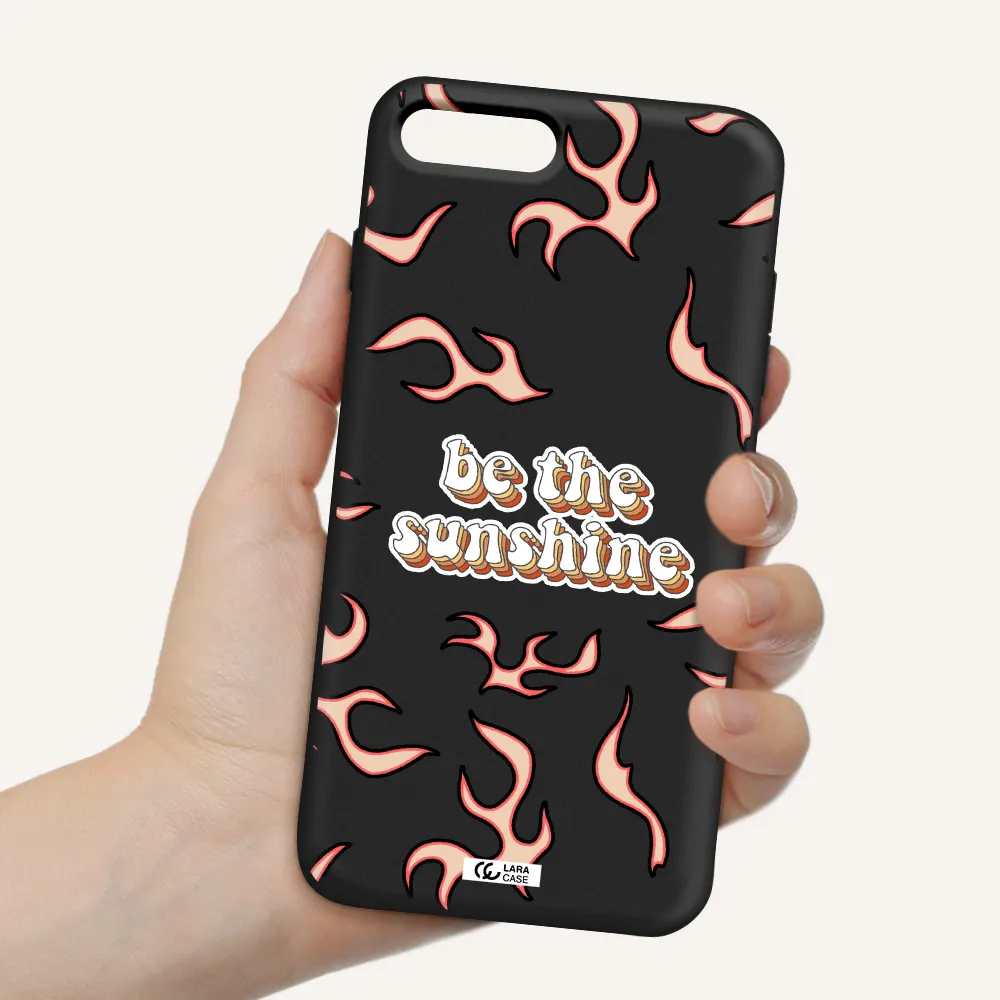 Be The Sunshine Apple iPhone 7 plus Silicone black Case