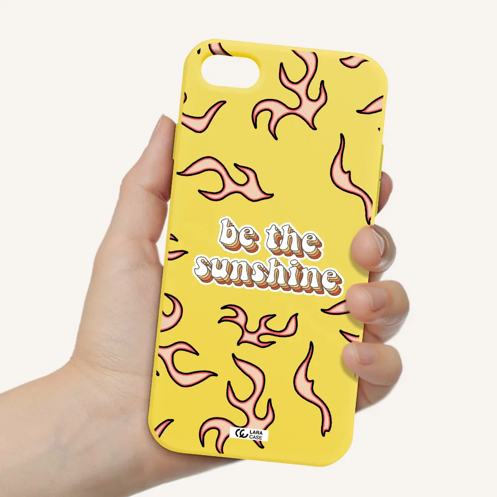 Be The Sunshine Apple iPhone 7 Silicone canary yellow Case