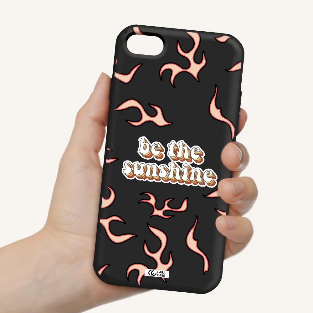 Be The Sunshine Apple iPhone 8 Silicone black Case