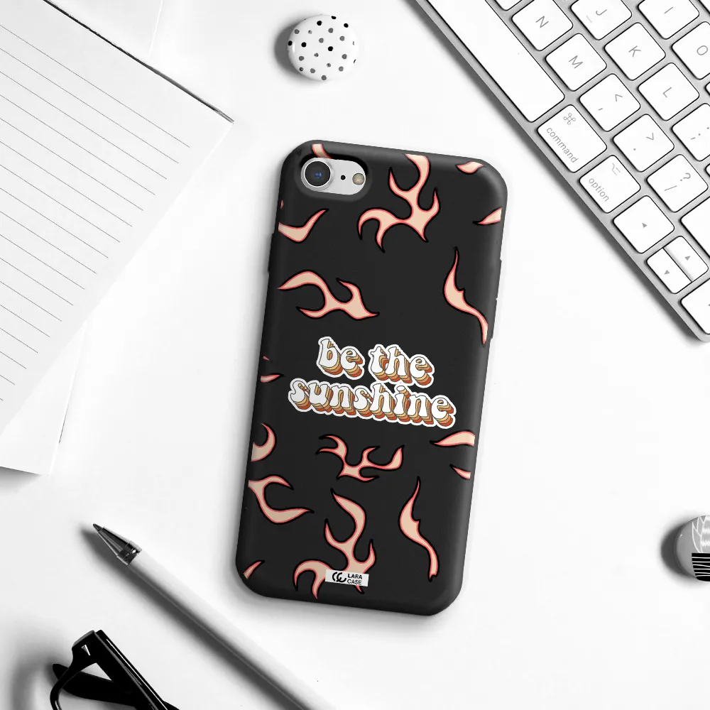 Be The Sunshine Apple iPhone 8 Silicone black Case