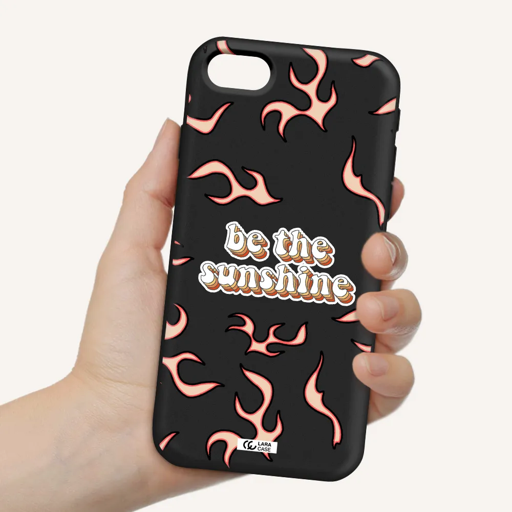 Be The Sunshine Apple iPhone se 2020 Silicone black Case