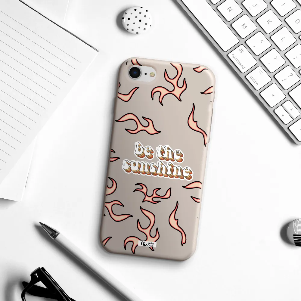 Be The Sunshine Apple iPhone se 2020 Silicone Stone Case