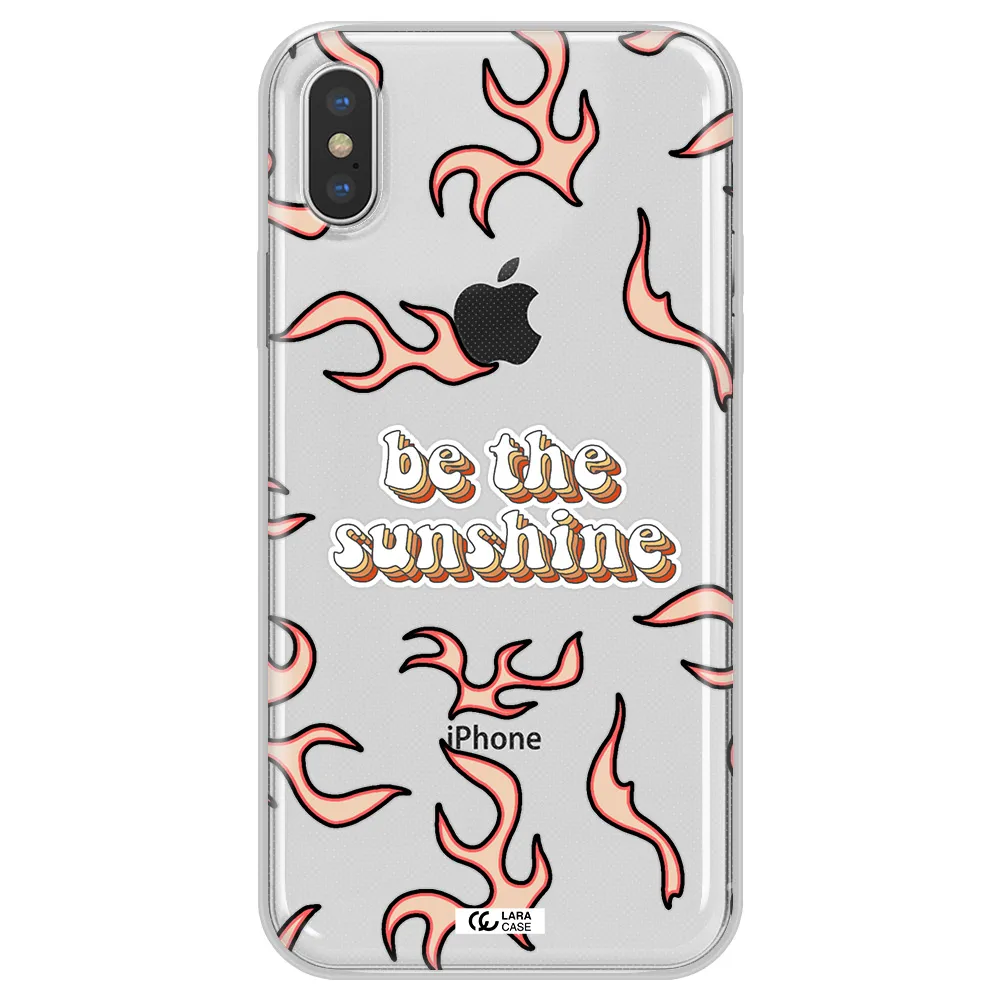 Be The Sunshine Apple iPhone XS Clear TPU Case