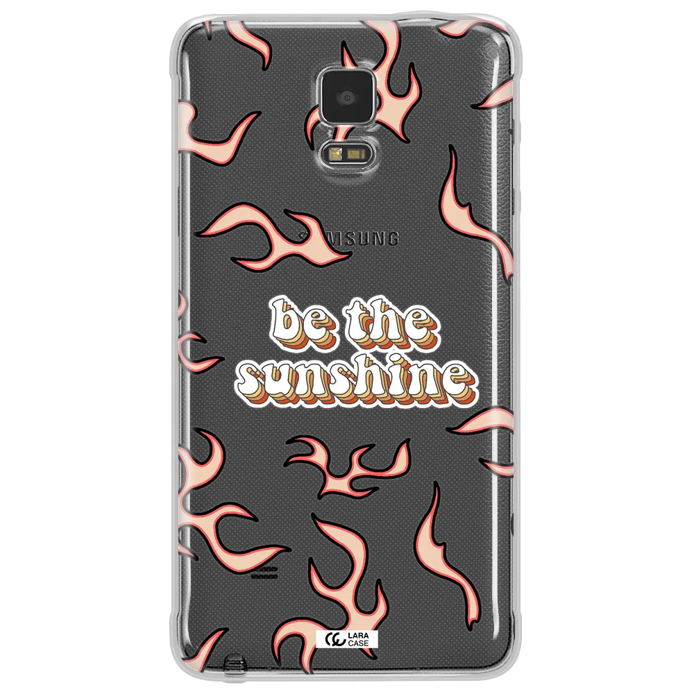 Be The Sunshine Samsung Note 4 Clear TPU Case
