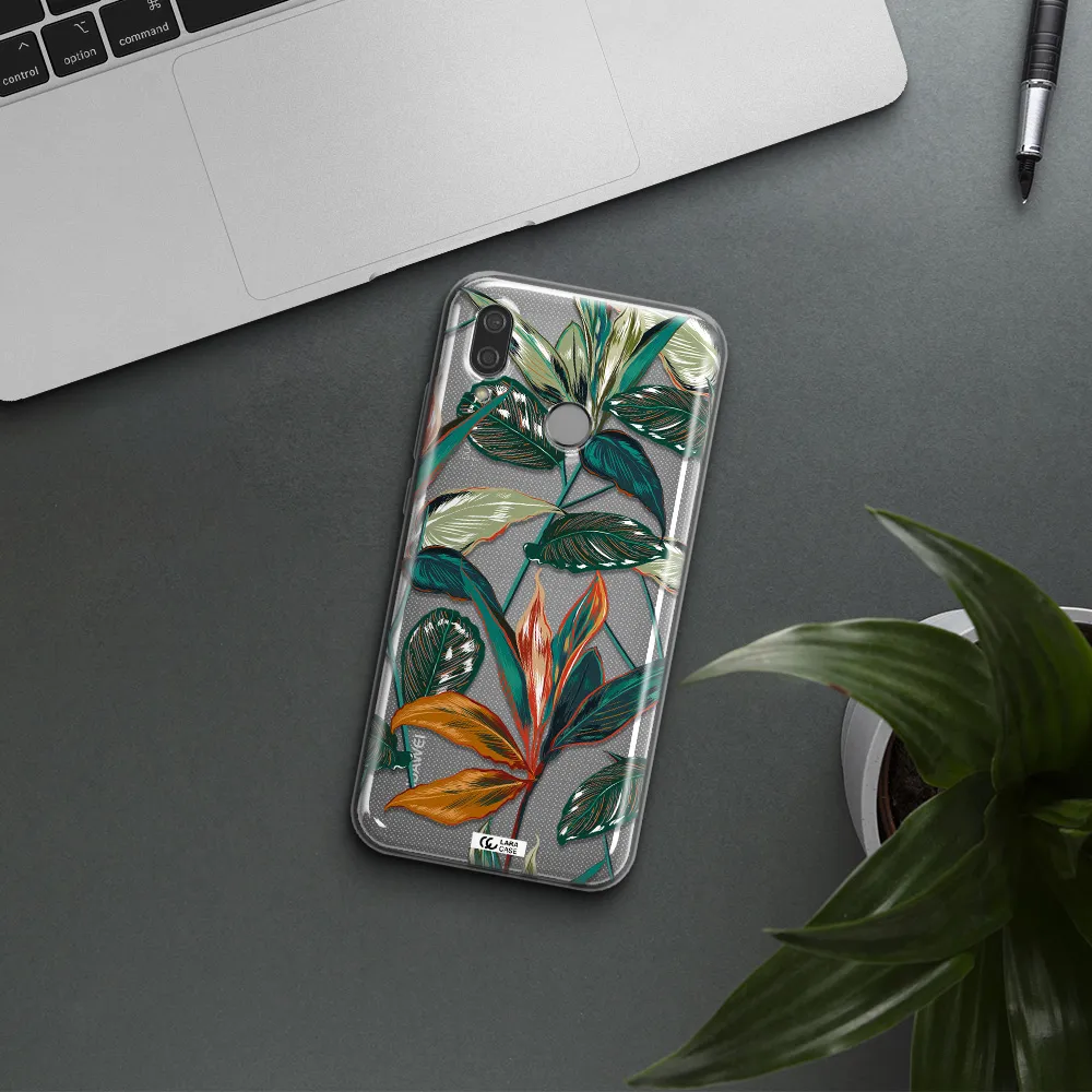 Colorful Tropical Leaves Huawei P20 Lite Clear TPU Case