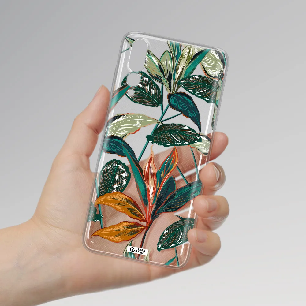 Colorful Tropical Leaves Huawei P20 Pro Clear TPU Case