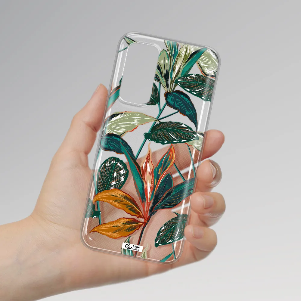 Colorful Tropical Leaves Xiaomi Mi 10 T Pro Clear TPU Case