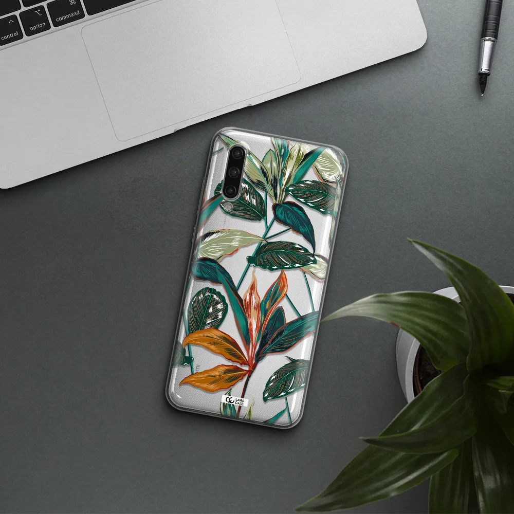 Colorful Tropical Leaves Xiaomi Mi 9 Lite Clear Tpu Case