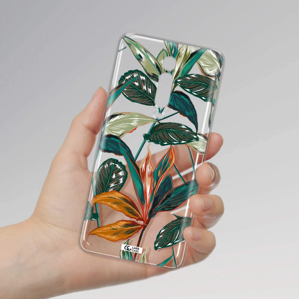 Colorful Tropical Leaves Xiaomi Mi 9T Clear TPU Case