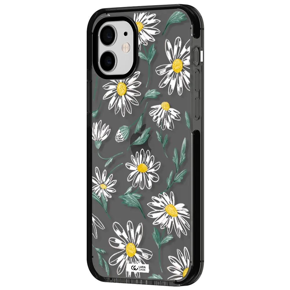 Papatia With Stem Apple iPhone 11 impact Smoke Black Case