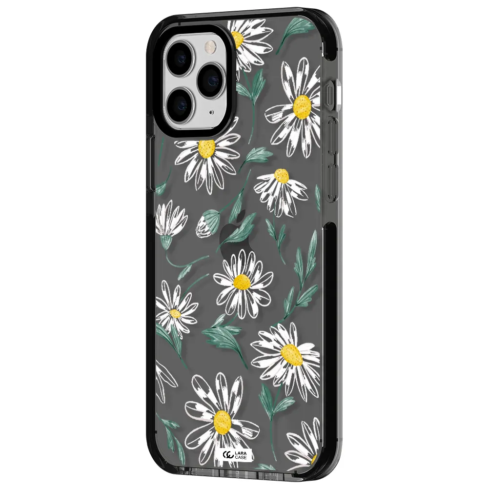 Papatia With Stem Apple iPhone 11 pro impact Smoke Black Case