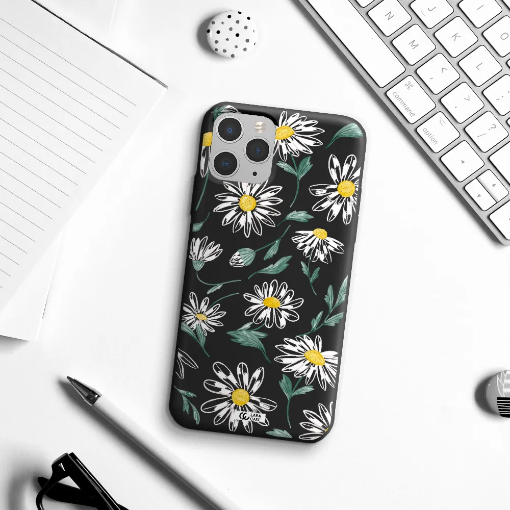 Papatia With Stem Apple iPhone 11 pro Silicone black Case